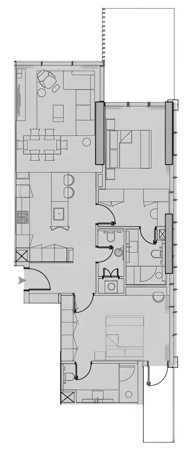 Unit type 2 bed